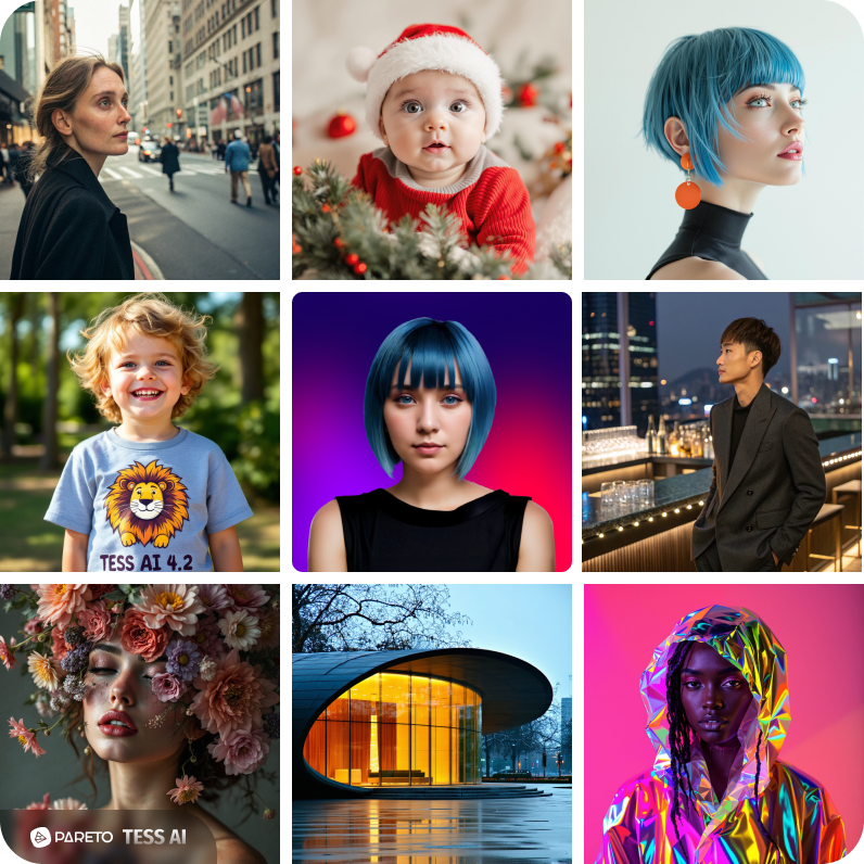 inteligencia artificial fotos tess ai ia generativa